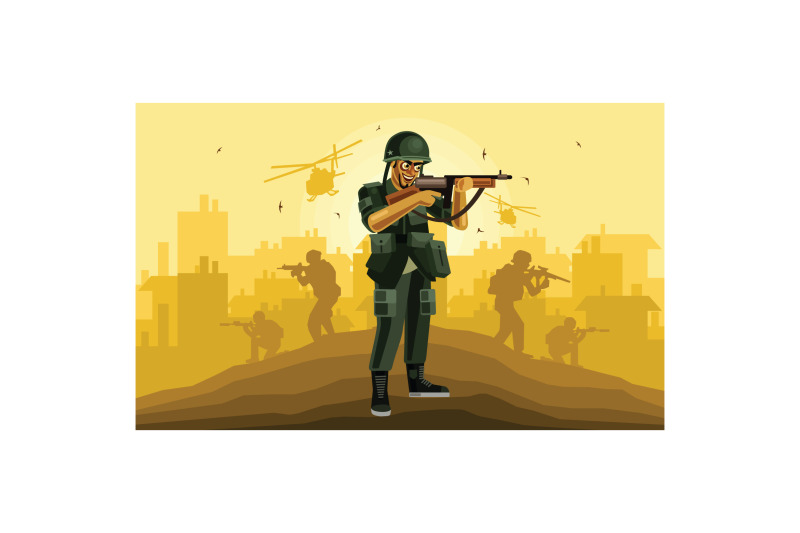 soldier-character-graphics-vector-illustration