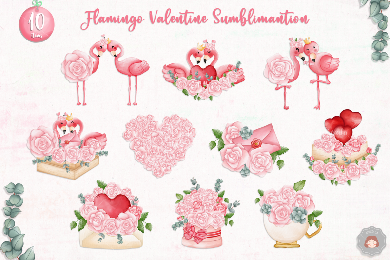 watercolor-flamingo-valentine-sublimation-valentine-decoration-colle