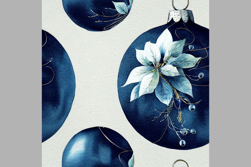 blue-christmas-decorations-seamless-pattern-vintage-motif