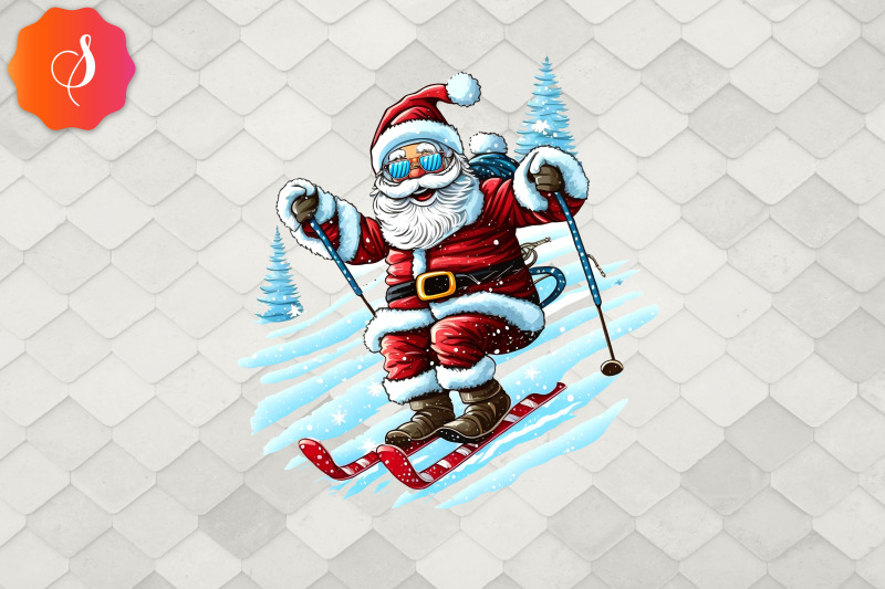 funny-skiing-santa-claus-christmas