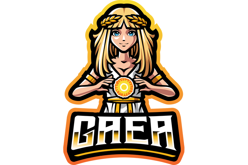 gaea-esport-mascot-logo-design