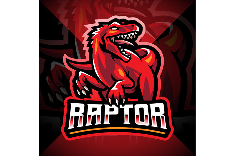 raptor-esport-mascot-logo-design