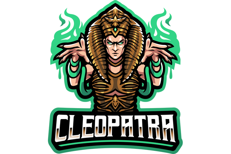 cleopatra-esport-mascot-logo-design