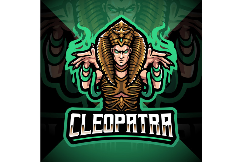 cleopatra-esport-mascot-logo-design