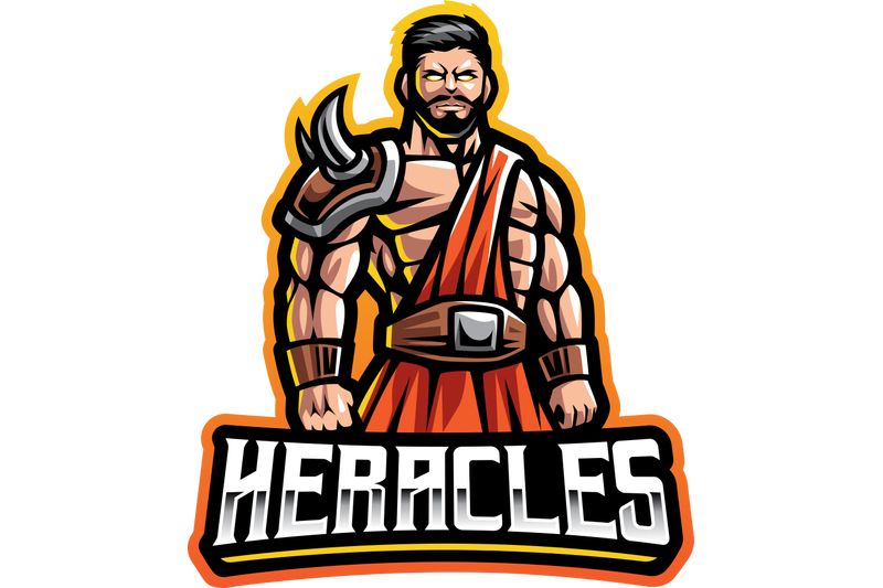 heracles-esport-mascot-logo-design