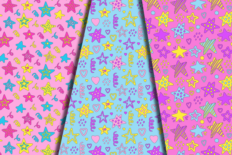 funny-stars-groovy-digital-papers-amp-seamless-patterns-png-jpg-eps