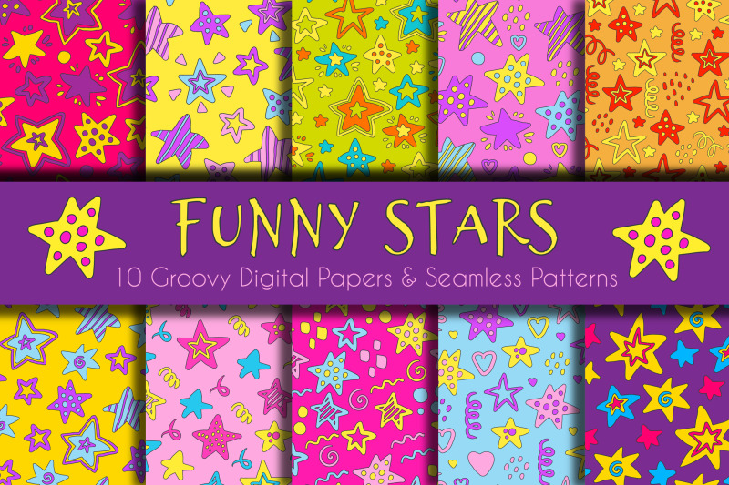 funny-stars-groovy-digital-papers-amp-seamless-patterns-png-jpg-eps