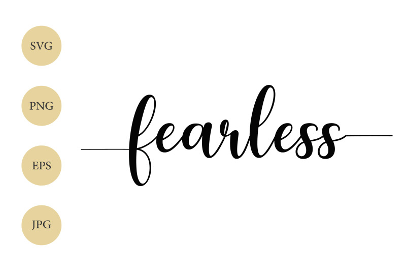 fearless-svg-fearless-with-tails-fearless-cricut-file-silhouette