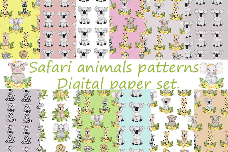 safari-animals-patterns-digital-paper-set-50-jpeg