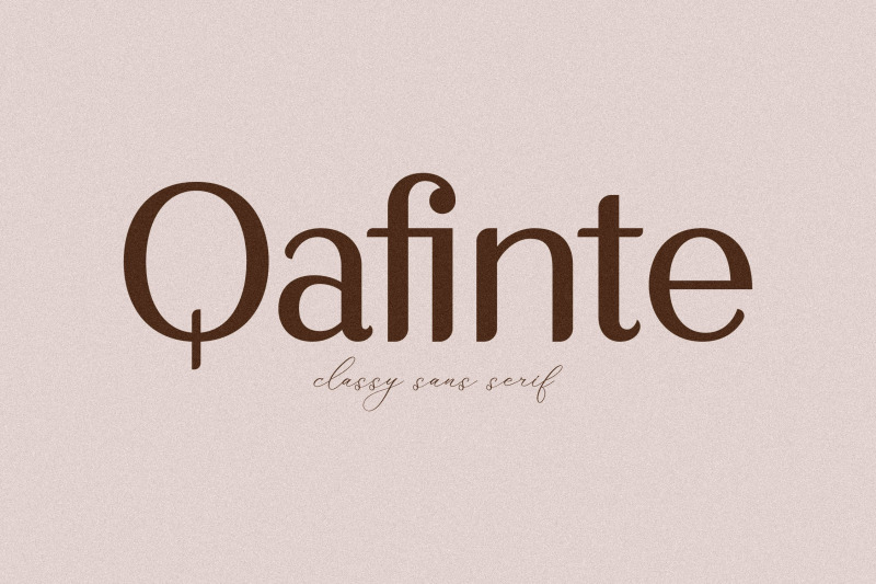 qafinte-typeface