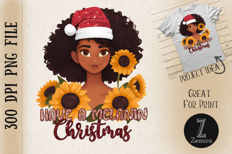 have-a-melanin-christmas-black-girl