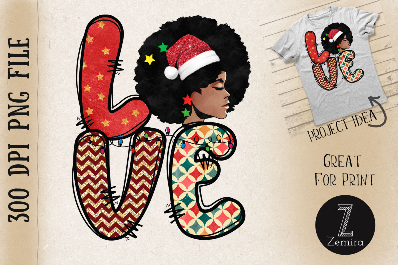 love-christmas-black-girl