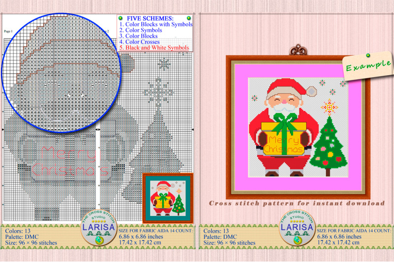 merry-christmas-cross-stitch-pattern-santa-with-a-gift