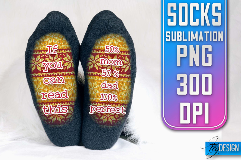 socks-quotes-sublimation-png-design-family-design