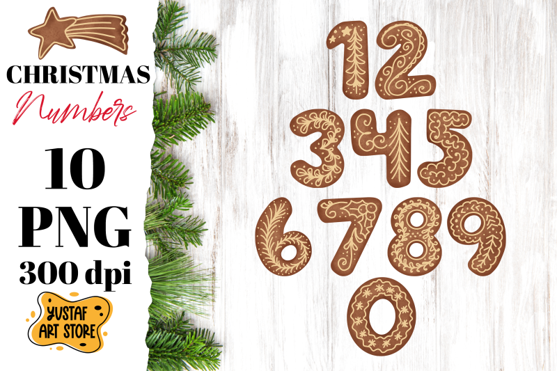 christmas-gingerbread-numbers-clipart-10-png