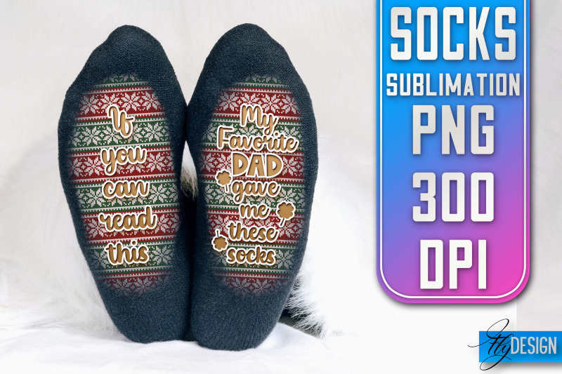socks-quotes-sublimation-png-design-family-design