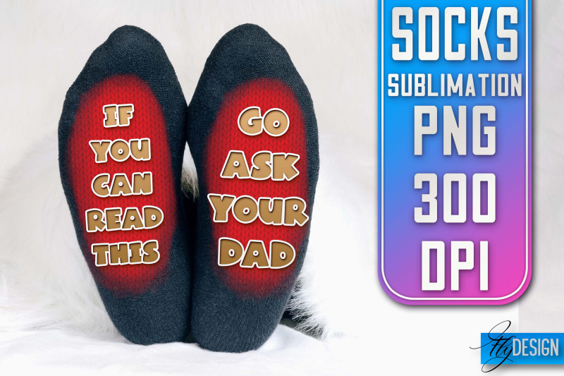 socks-quotes-sublimation-png-design-family-design