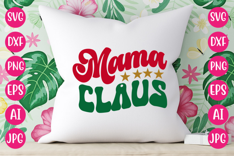 mama-claus-svg-retro-design