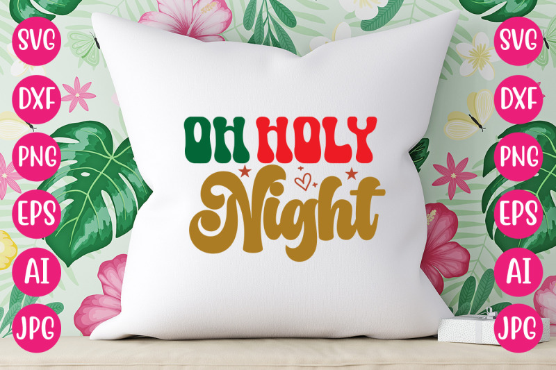 oh-holy-night-svg-retro-design