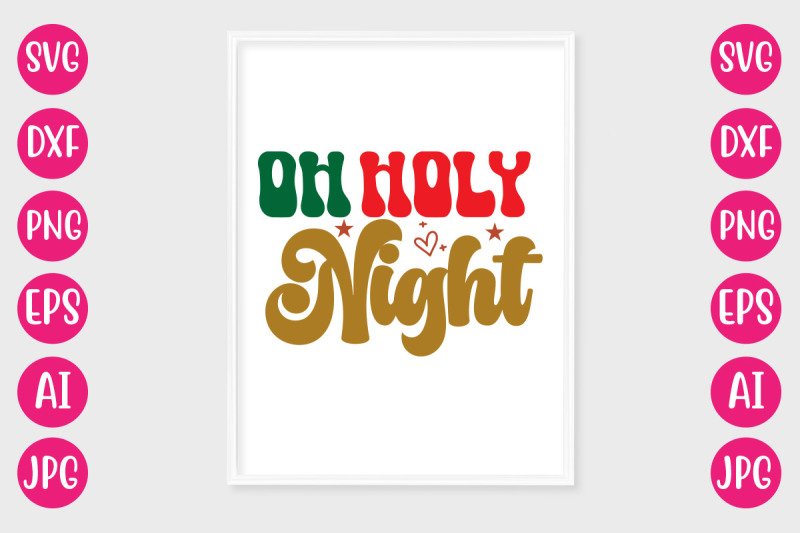 oh-holy-night-svg-retro-design