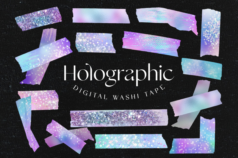 holographic-iridescent-rainbow-glitter-washi-tape