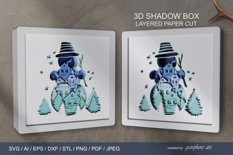 christmas-snowman-3d-layered-papercut-svg-shadow-box-stl