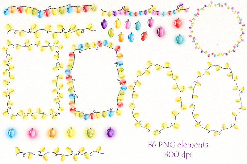 christmas-string-lights-clipart-watercolor-new-years-light-png