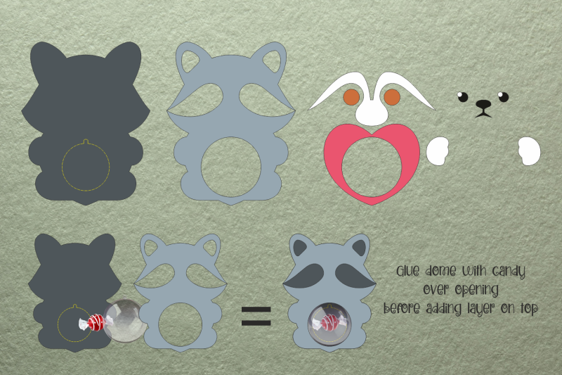 raccoon-candy-dome-valentine-paper-craft-template