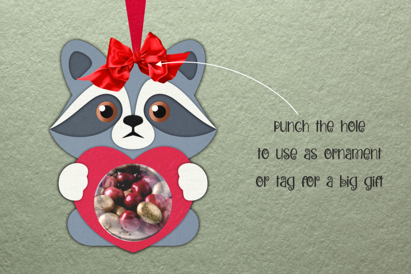 raccoon-candy-dome-valentine-paper-craft-template