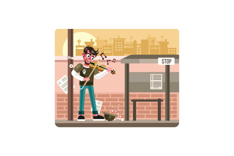 street-musician-playing-viola