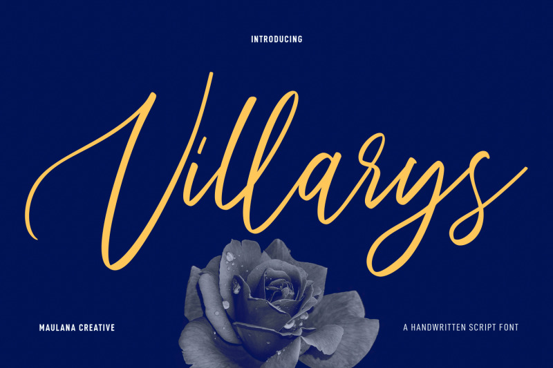 villarys-handwritten-script-font