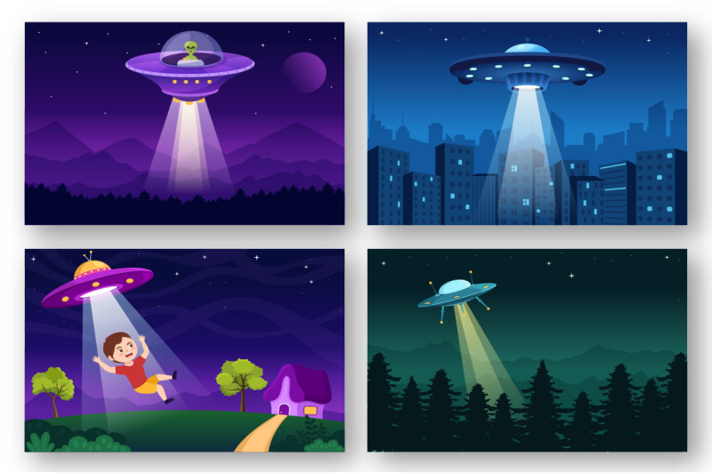 14-ufo-flying-spaceship-illustration