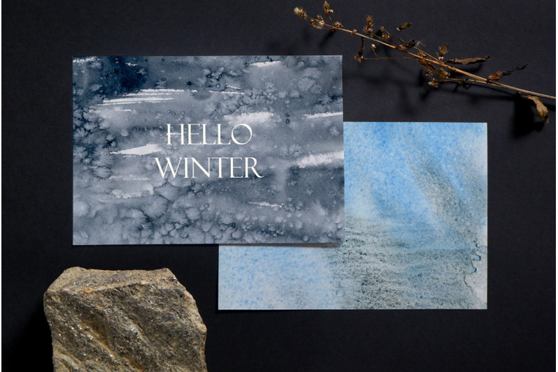watercolor-winter-landscape-and-flora