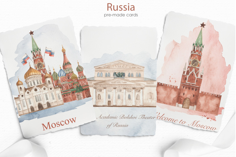 russia-watercolor-collection