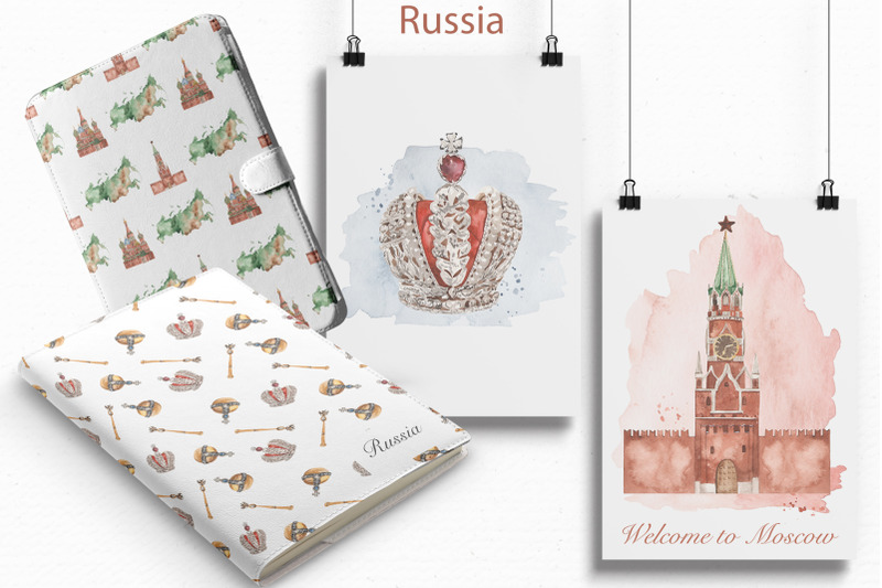 russia-watercolor-collection