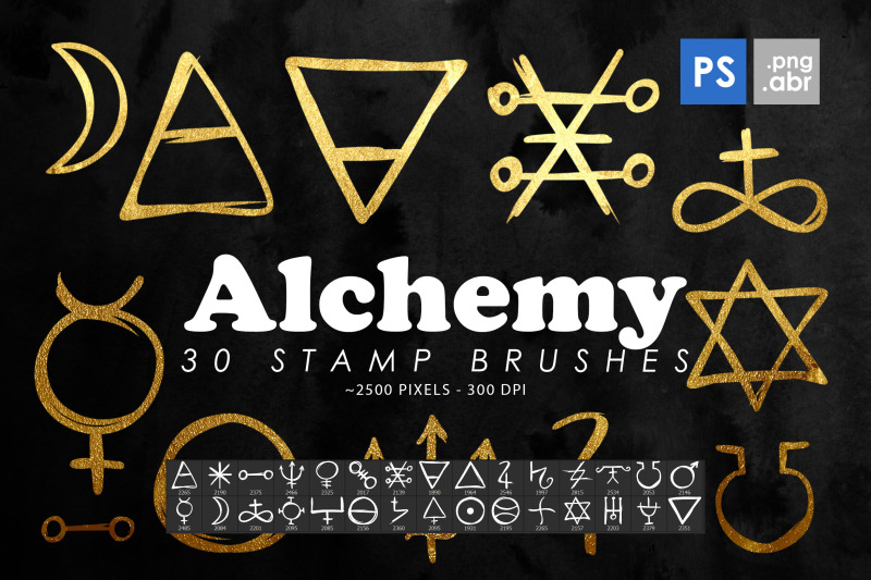 30-alchemy-symbols-photoshop-stamp-brushes