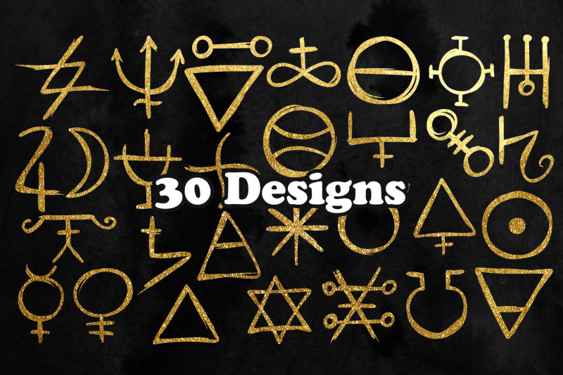 30-alchemy-symbols-photoshop-stamp-brushes