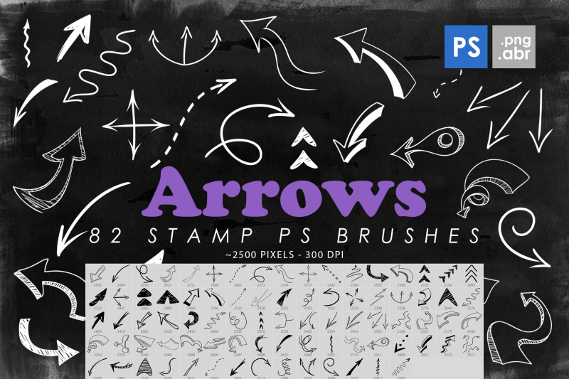 82-arrows-photoshop-stamp-brushes