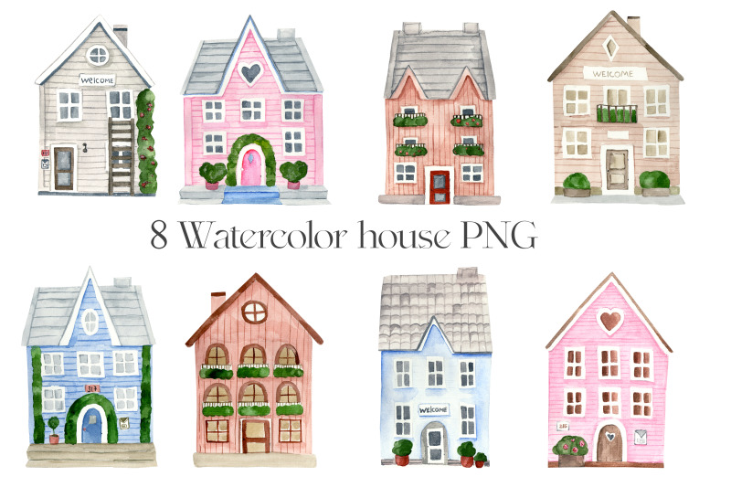 watercolor-house-8-png