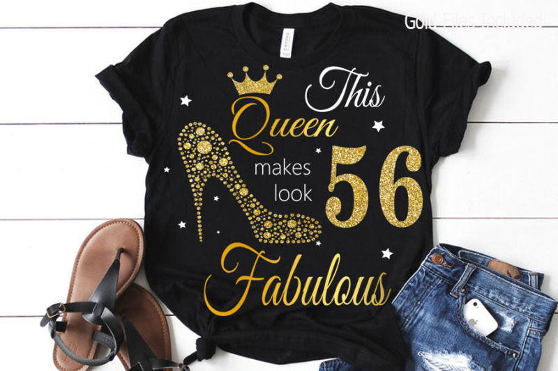 56th-birthday-svg-queen-birthday-56th-svg-gold-glitter-56th-birthday