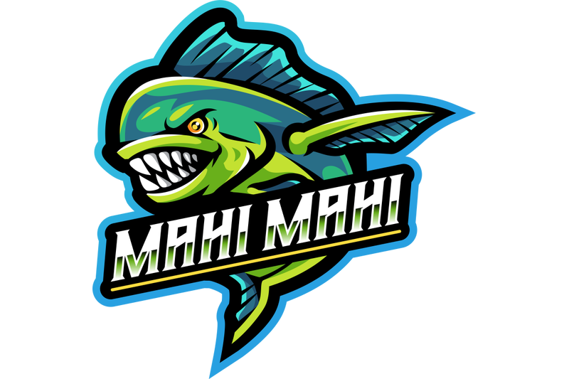 mahi-mahi-fish-esport-mascot-logo-design