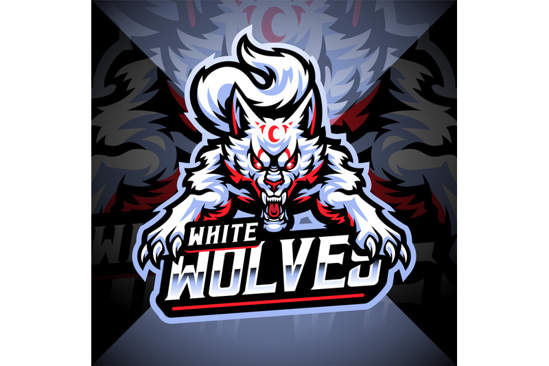 white-wolf-esport-mascot-logo-design