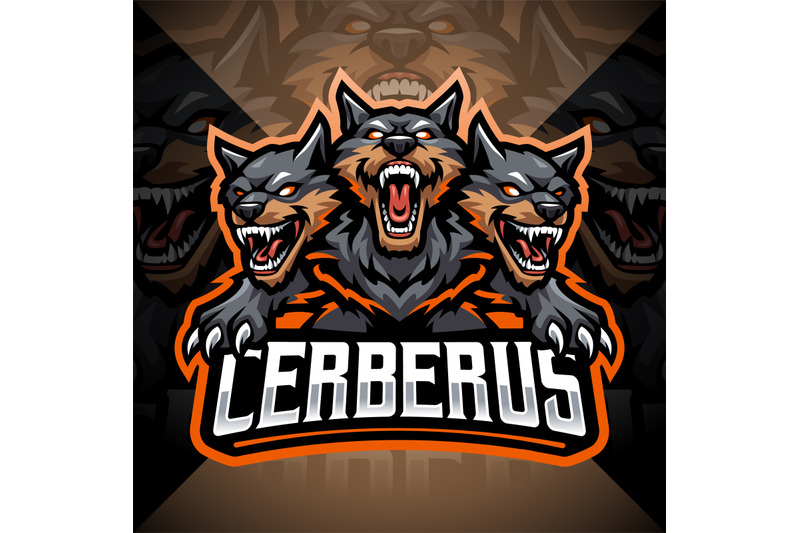 cerberus-esport-mascot-logo-design