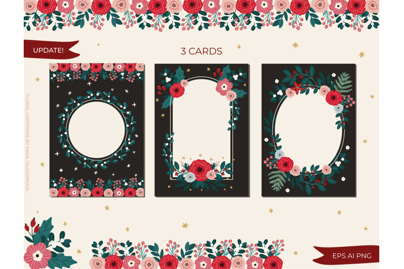 floral-christmas-pattern-and-clipart