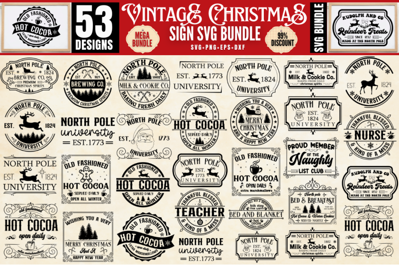 vintage-christmas-sign-svg-bundle