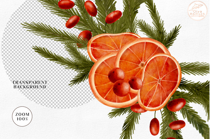 christmas-bouquets-clipart-winter-fir-branches-greenery-png
