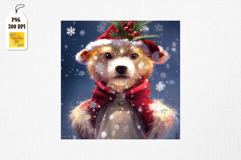 brown-bear-in-santa-hat-xmas