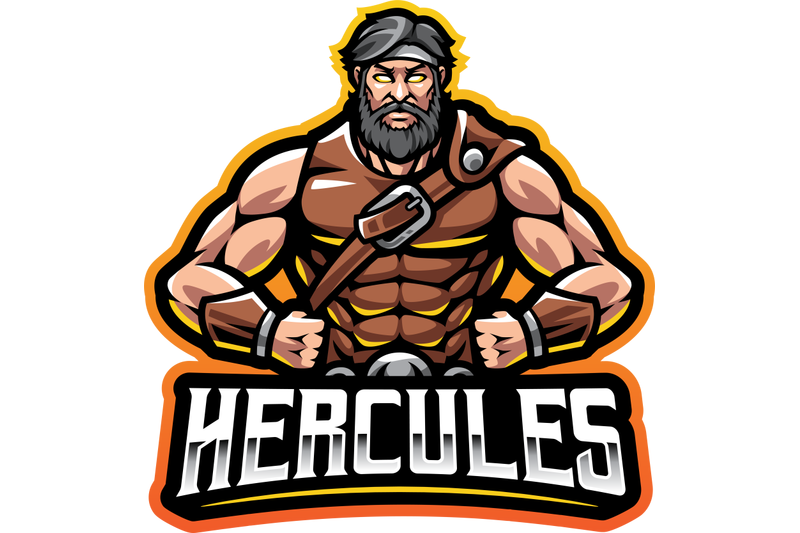 hercules-esport-mascot-logo-design