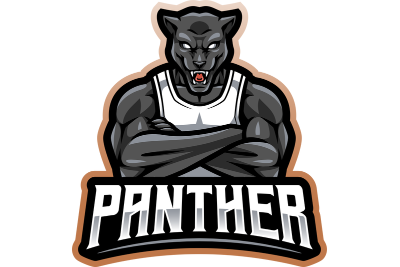 panther-sport-mascot-logo-design