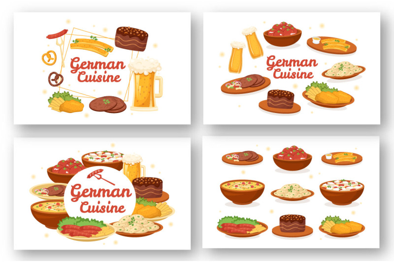 10-german-food-and-drinks-illustration